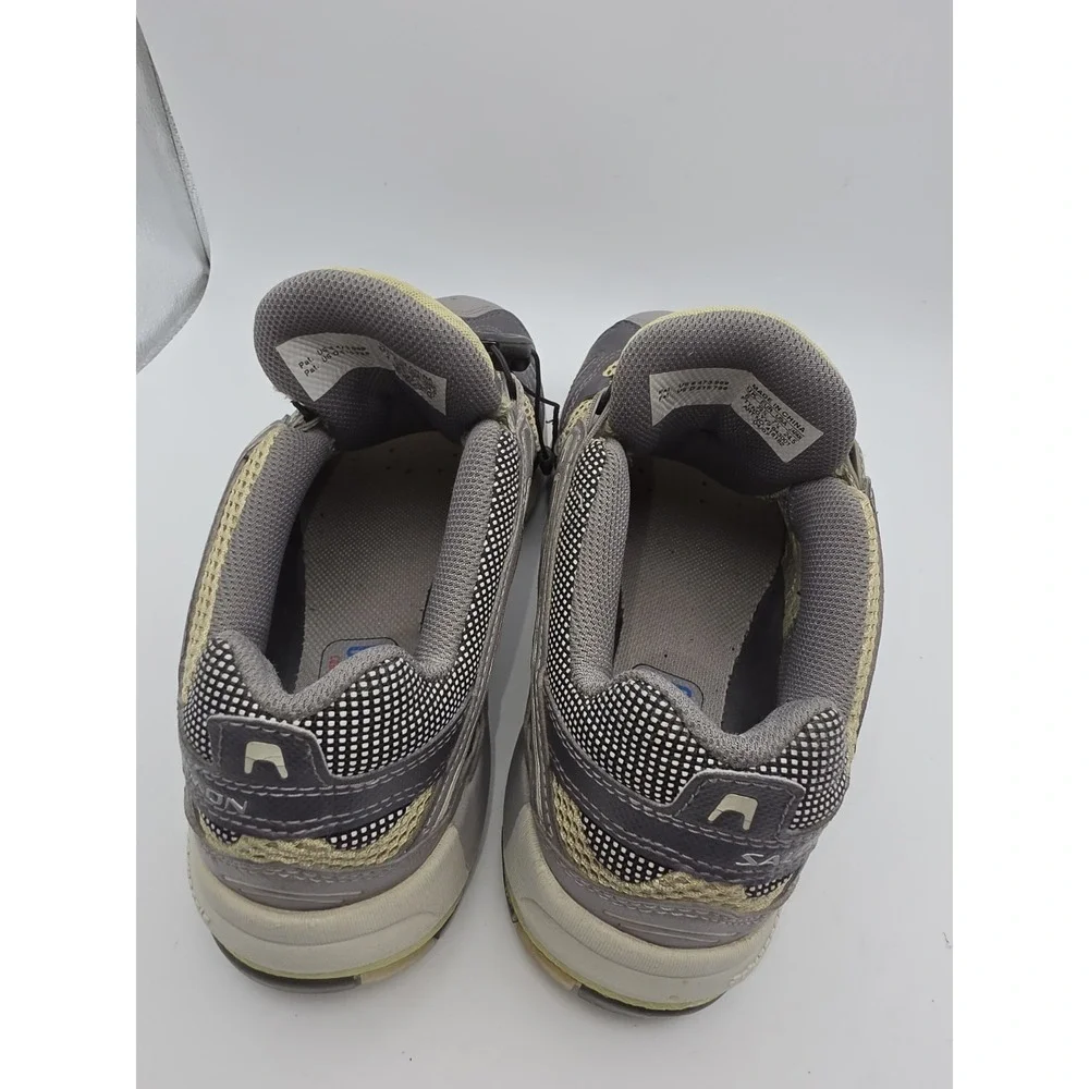 Salomon XA Comp 3 Women's Trail Running Shoes - Gray & Yellow Size 7.5